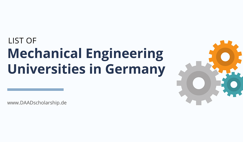 List of Mechanical Engineering Universities in Germany