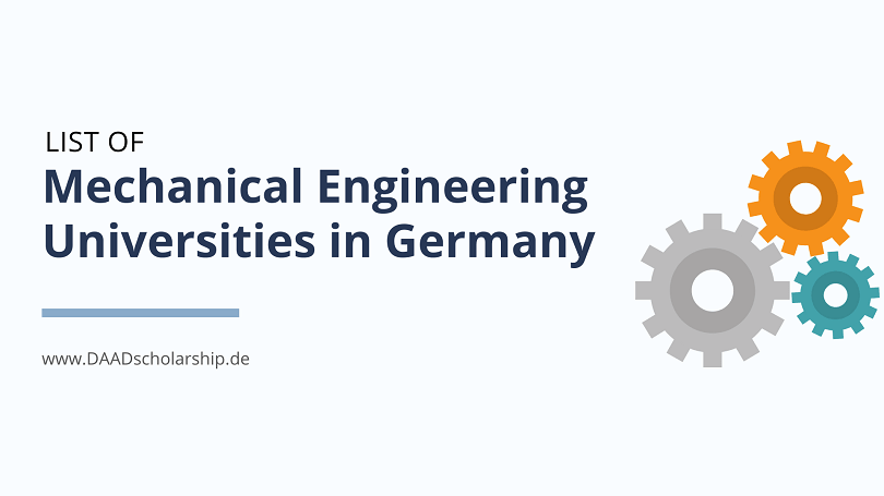 List of Mechanical Engineering Universities in Germany