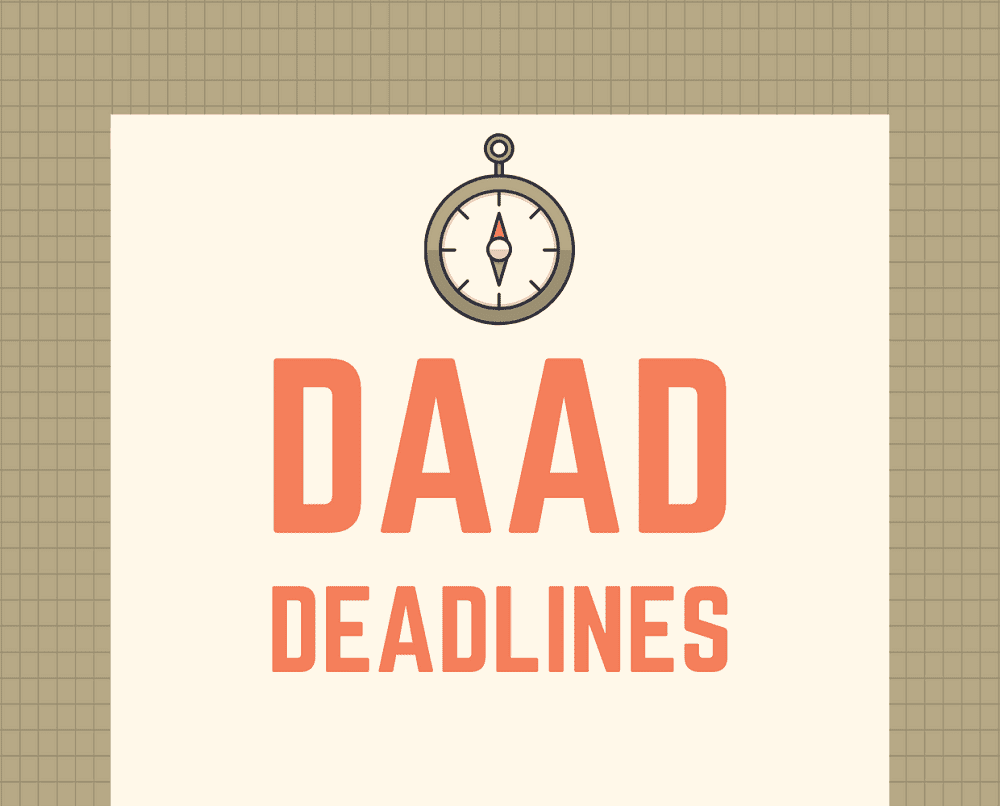 Fully-funded DAAD Scholarships Application Deadlines 2023