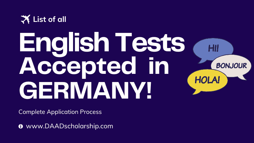 English Language Tests Accepted in Germany 2023