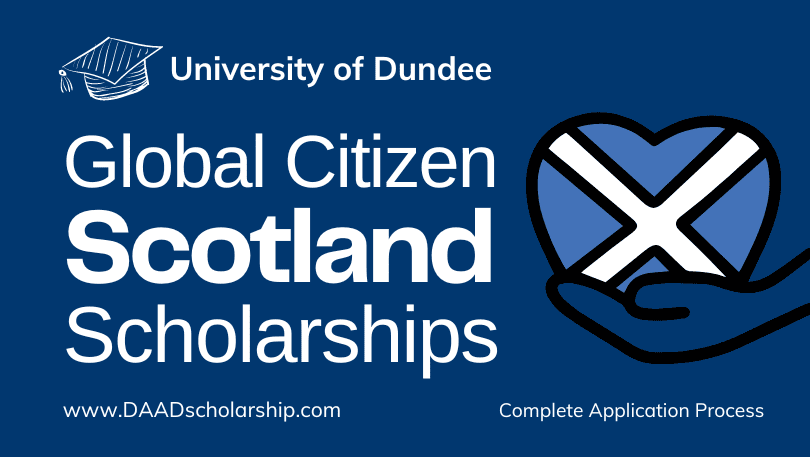 Global Citizenship Scholarship 2024 at University of Dundee Scotland