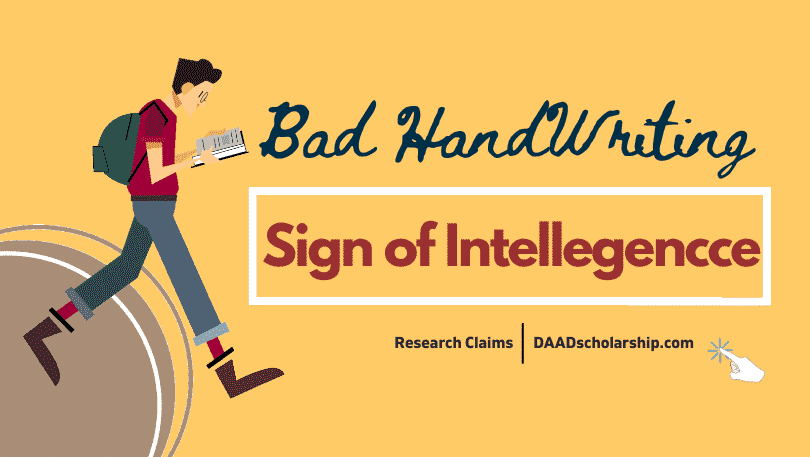 Bad Handwriting is Sign of Fast Brain Functioning - Research Claims