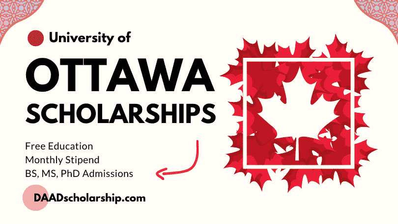 Canadian University of Ottawa Scholarships 2024 for International Students