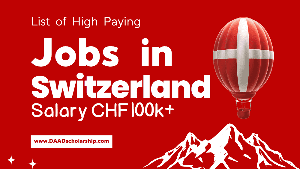 High Paying Jobs in Switzerland 2024 for International Job Applicants