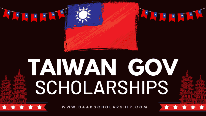 Taiwan Government Scholarships 2024 by MOE for International Students
