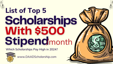 Photo of Scholarships Offering $500+ Monthly Stipend in 2024