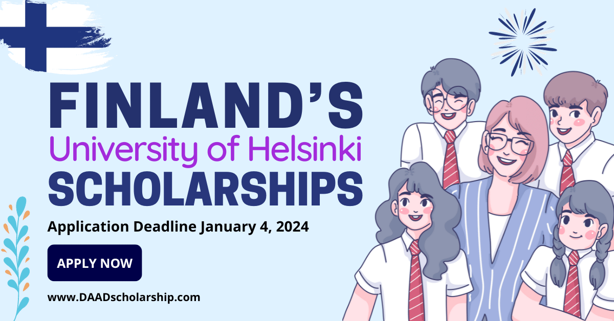 University of Helsinki Scholarships 2024 in Finland