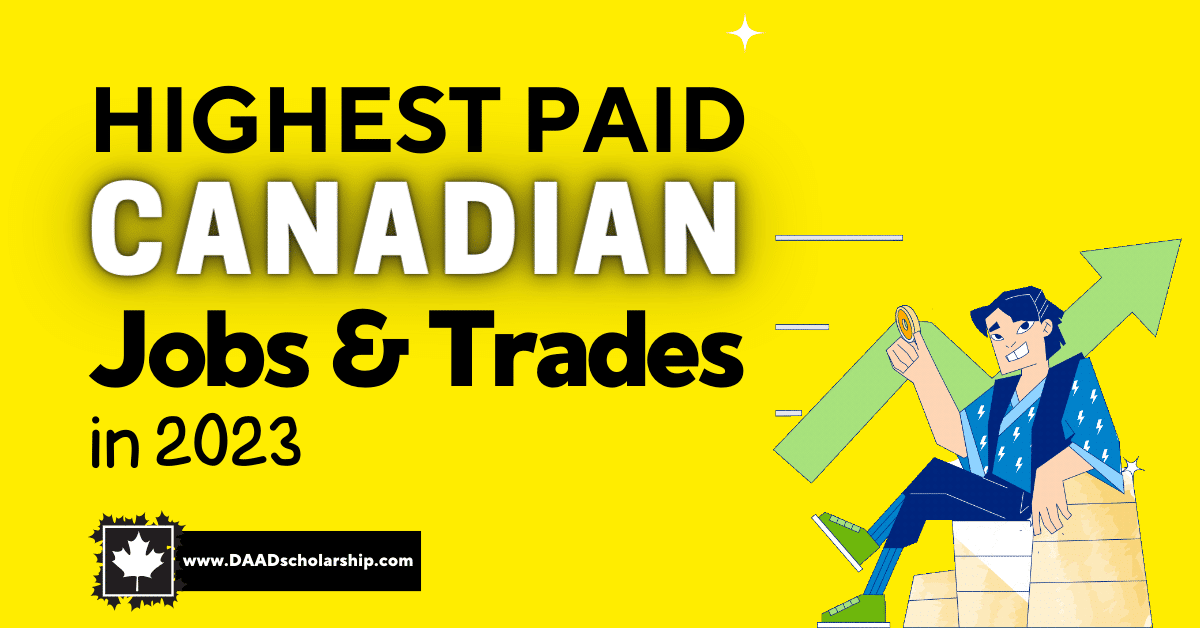 Canadian Highest Paid Occupations and Trades in 2023 Recap