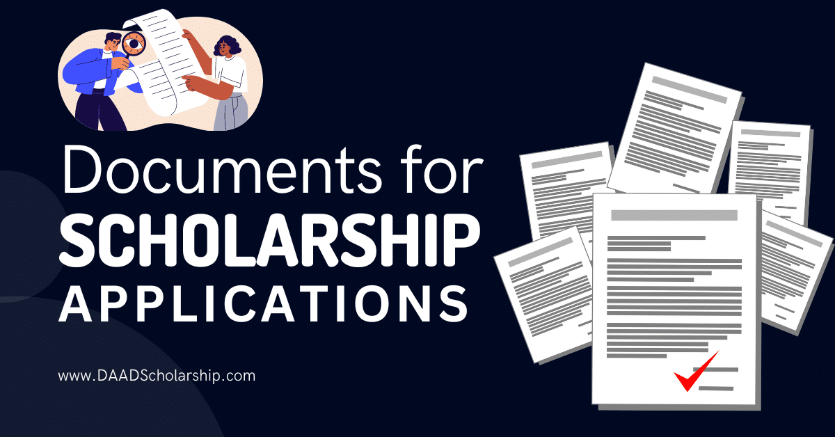 Documents for Multiple Scholarship Applications in 2024