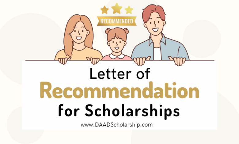 Recommendation Letter for Scholarships (With Editable Template)