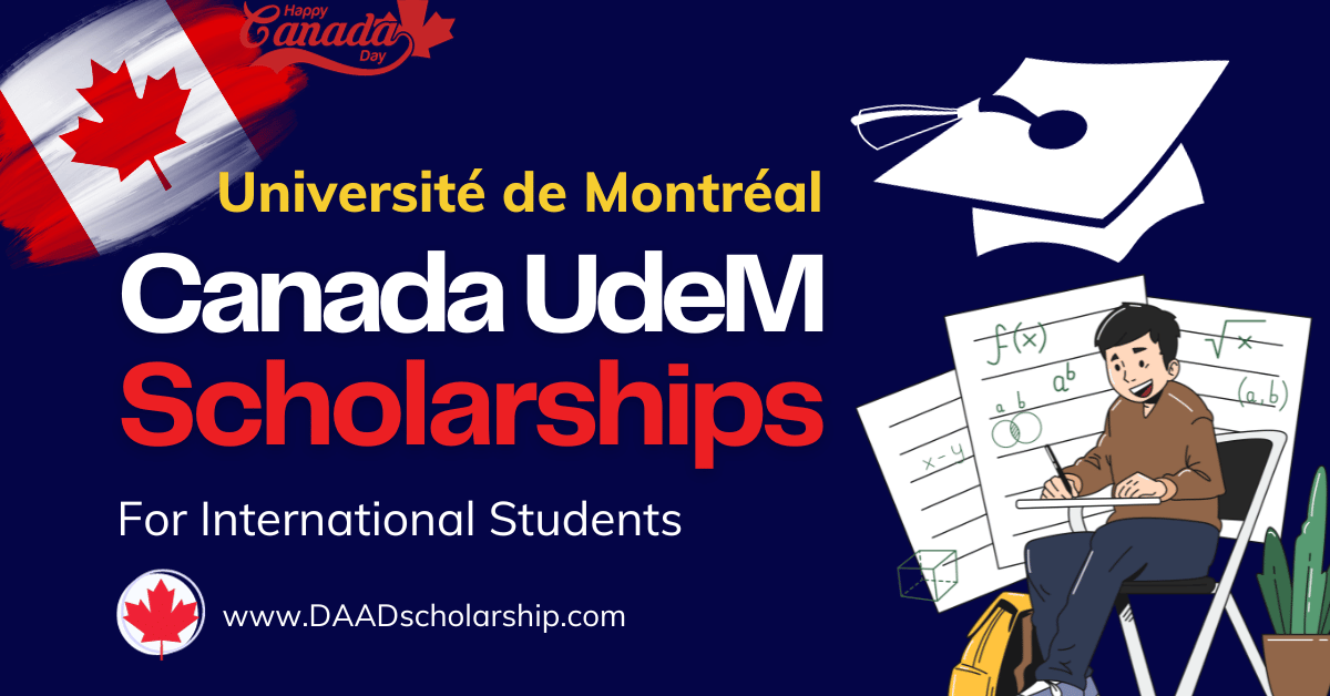 Canadian UdeM Exemption Scholarship 2024 (Université de Montréal)