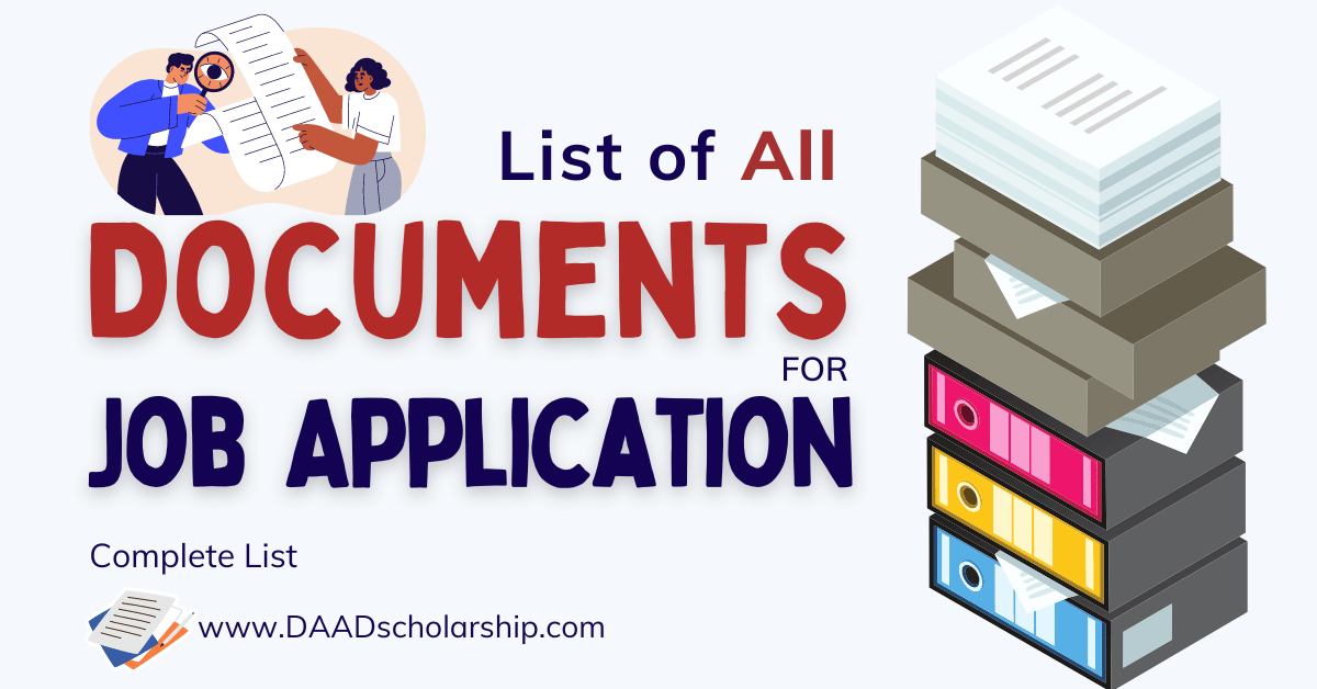 Documents Required for Job Applications in 2024