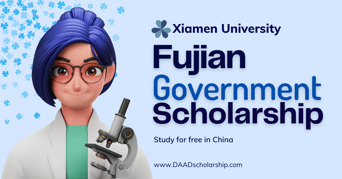 Fujian Government Scholarships at Xiamen University in 2024