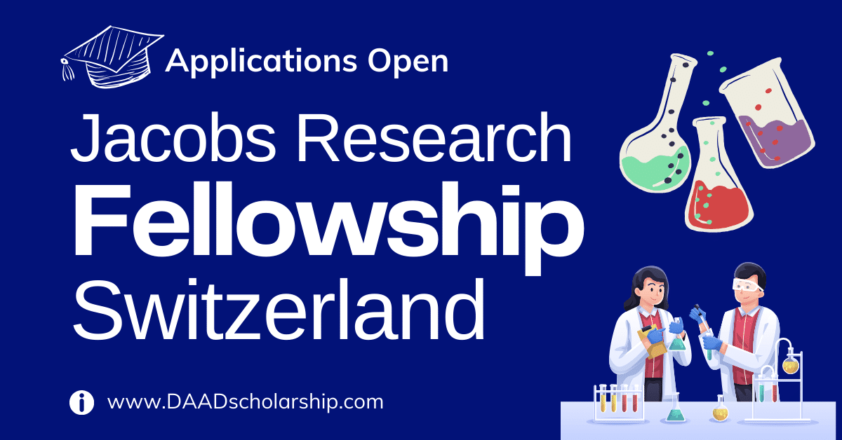 Jacobs Foundation Research Fellowship 2024 in Switzerland