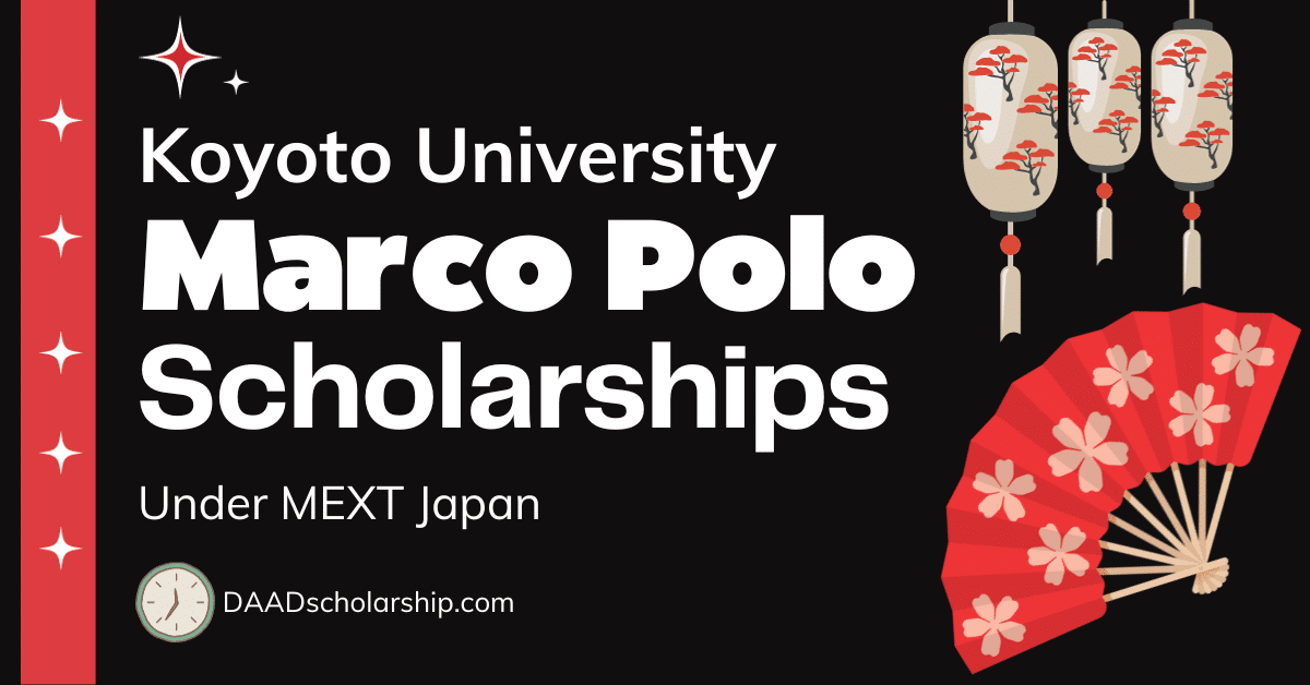 Kyoto University Marco Polo Voyage Scholarships 2024 Under MEXT Program