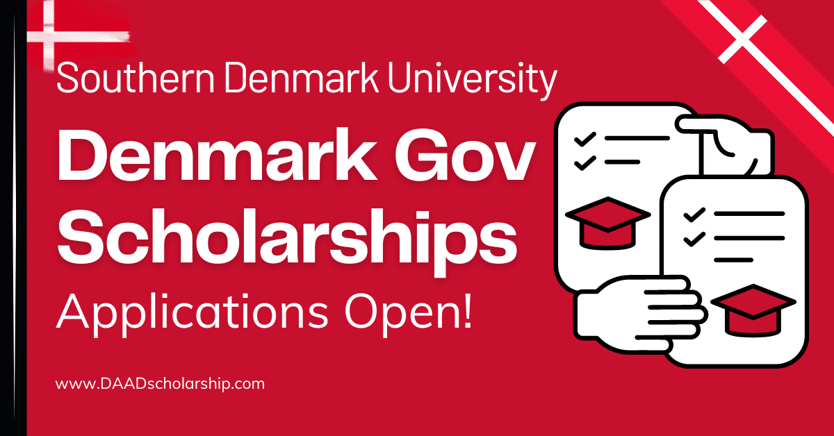SDU Danish Government Scholarship 2024 Announced