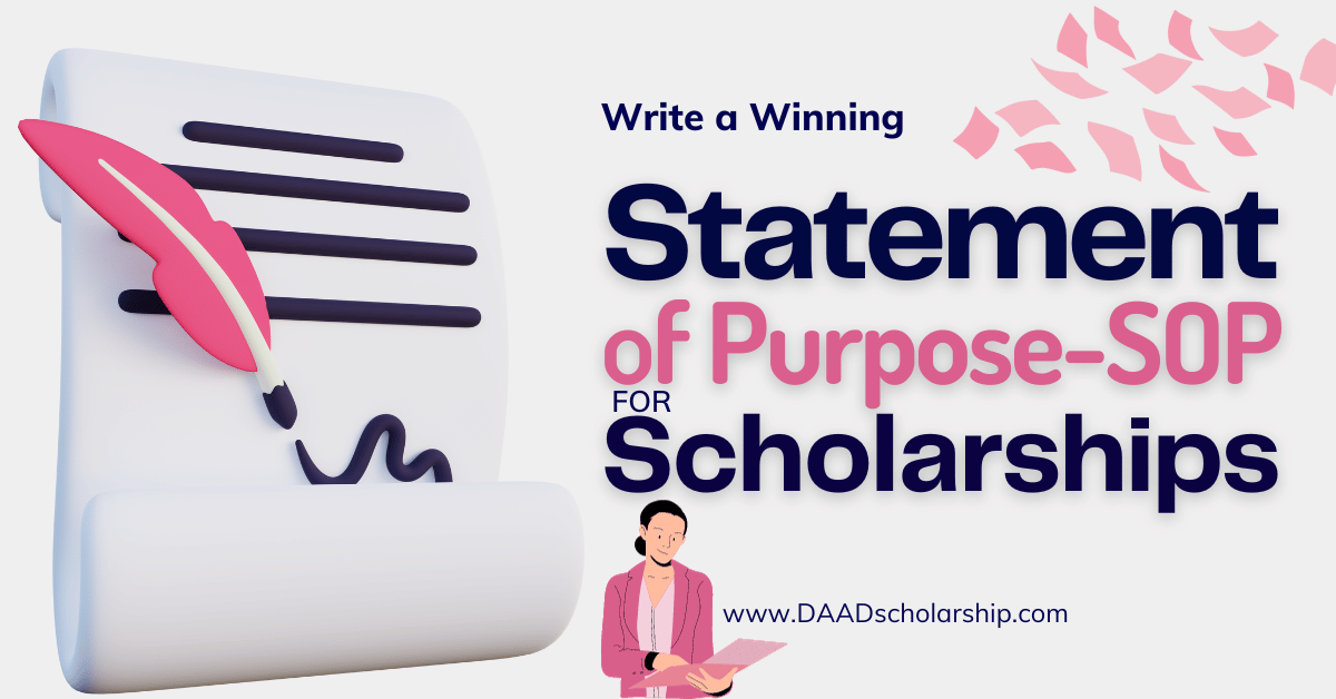 Statement of Purpose (SOP) for Scholarships in 2024
