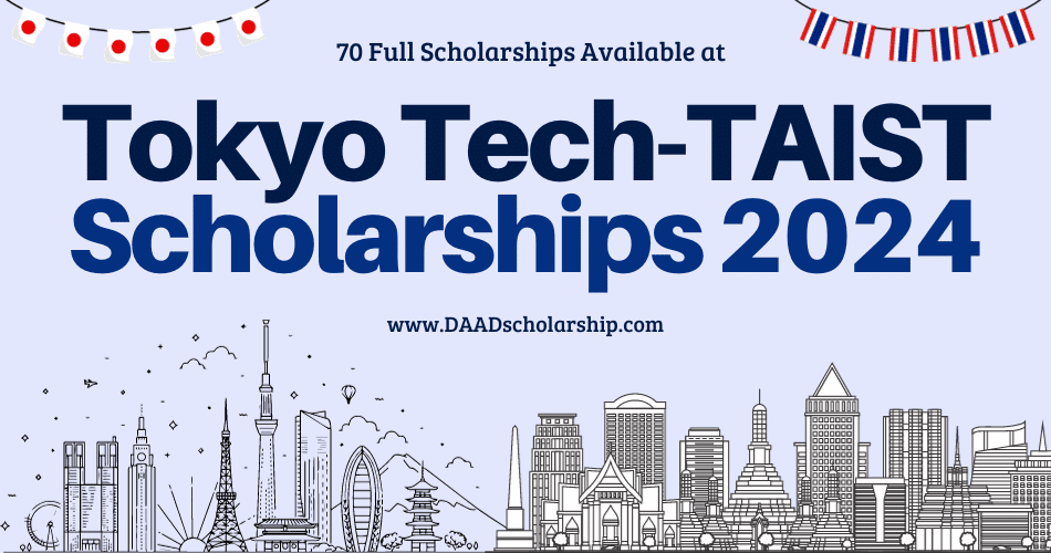 TAIST-Tokyo Tech Scholarships 2024