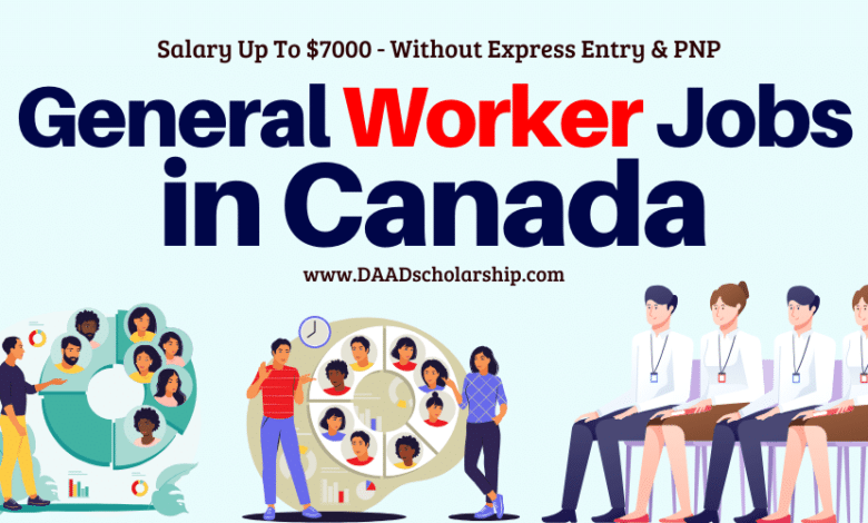 Photo of Canadian General Worker Jobs 2024 – Earn Up to $7000/Month