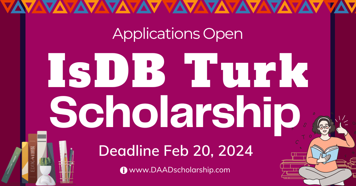 IsDB Türkiye Scholarships 2024 Application Process