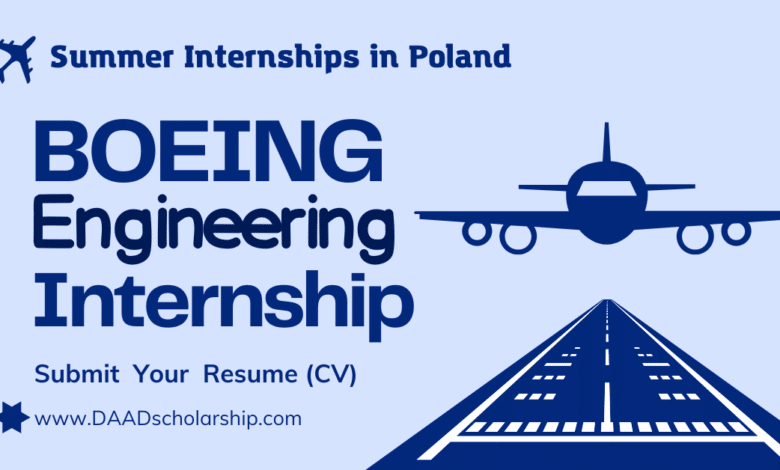 Boeing Engineering Summer Internship 2024 in Poland