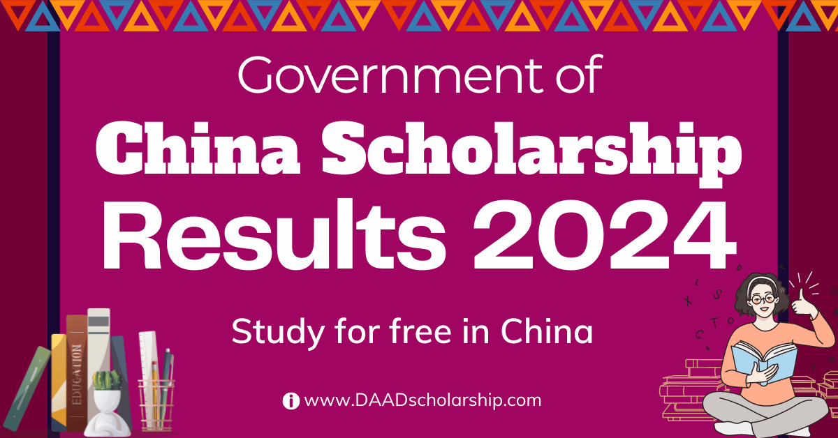 Result Announcement China Government Scholarships 2024