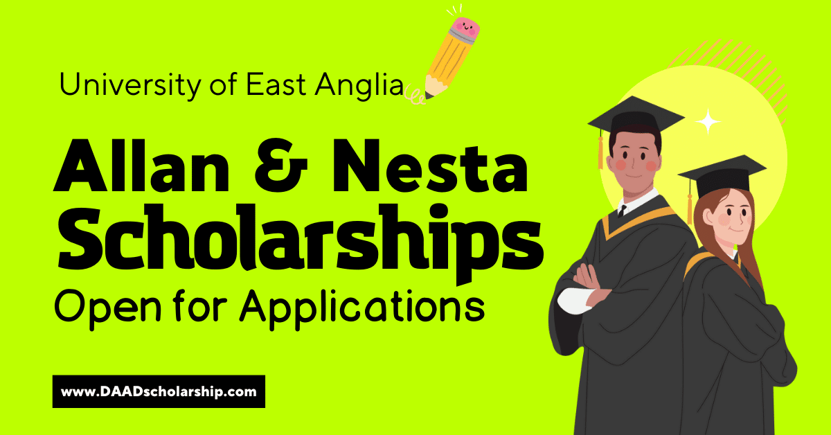 Allan and Nesta Ferguson Scholarship 2024 at University of East Anglia