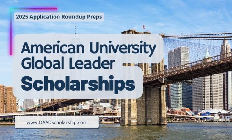 American University Emerging Global Leader Scholarship 2025
