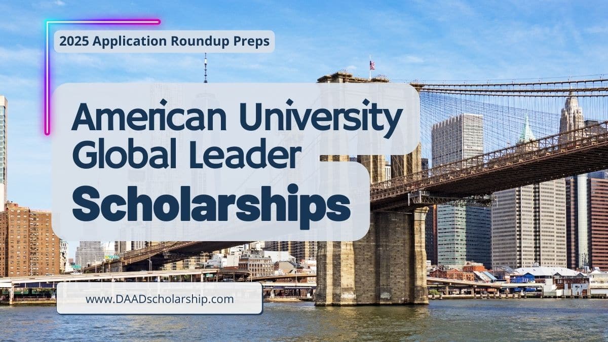 American University Emerging Global Leader Scholarship 2025