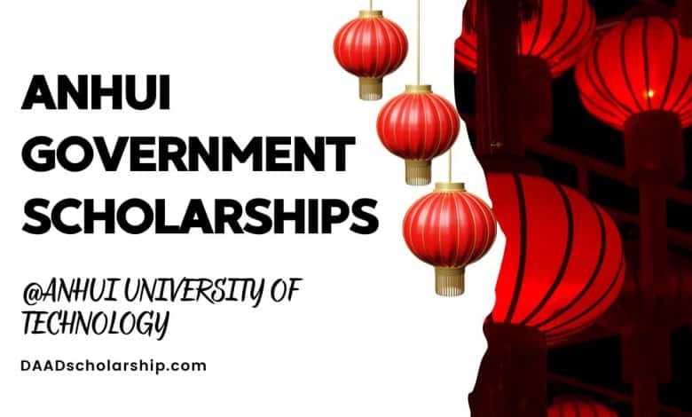 Anhui Government Scholarship 2024 at Anhui University of Technology