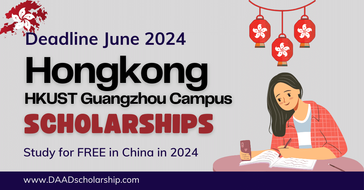 HKUST Guangzhou Scholarships 2024 for Students