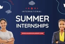 International Summer internships 2024 Open for Applications