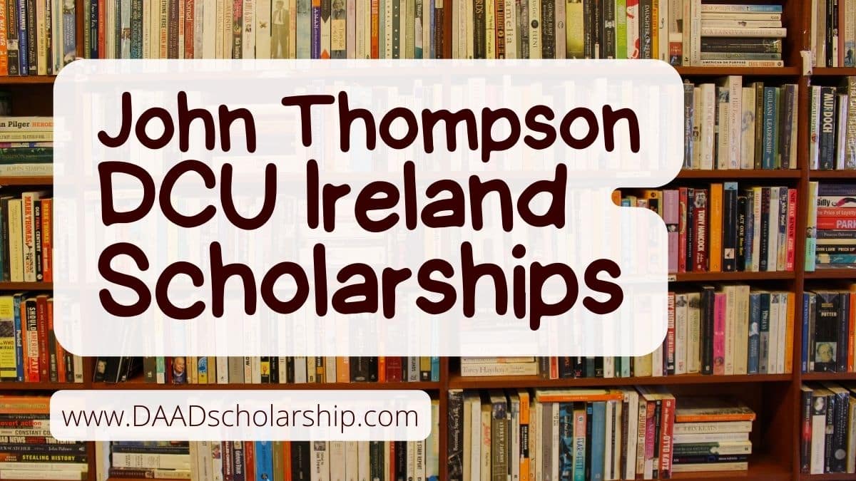 John Thompson Scholarship 2024 at DCU Business School