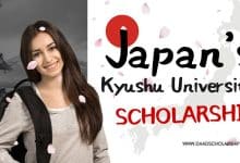Kyushu University Scholarship (Fukuoka Satooya) 2024 in Japan