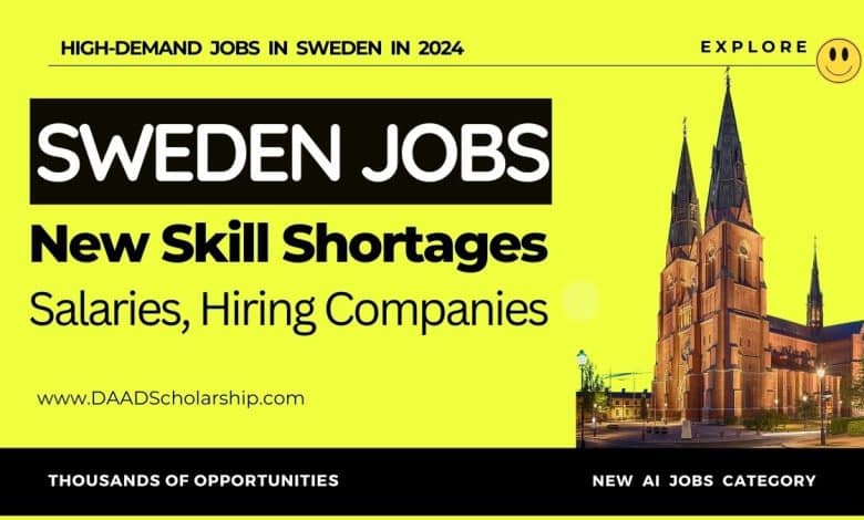 Sweden Jobs 2024 - New AI Workers and Skill Shortages, Average Salaries, and Hiring Companies