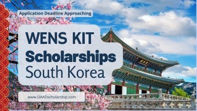 WENS KIT Scholarships for Fall 2024 in South Korea