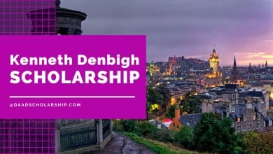 Kenneth Denbigh Scholarship 2024 for Students