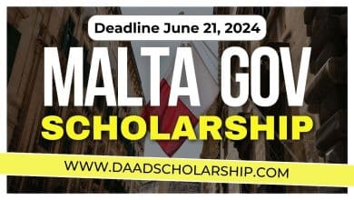 Malta Government Endeavour Scholarship 2024