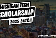 Michigan Tech Undergraduate Research Scholarship 2025