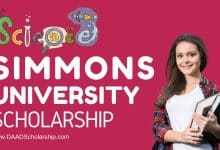 Simmons Distinguished Scholar Award 2025 for International Students
