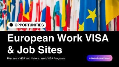 European Work VISA Options With List of Job Sites of All European Countries