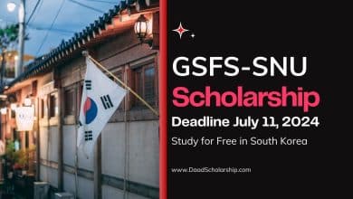 GSFS-SNU Scholarship 2024 in South Korea for International Students
