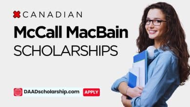 McCall MacBain Scholarships 2025 Fall Intake in Canada