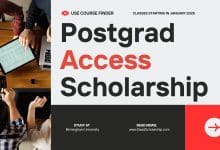 Postgraduate Access Scholarship 2024 (Round 2) of £4,000Student