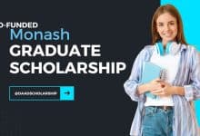 Co-funded Monash Graduate Scholarship Deadline August 31, 2024