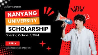 Nanyang President Graduate Scholarship Opening on October 2024